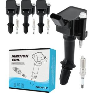 TAUTOY Set of 4 UF802 Ignition Coil Pack & Iridium Spark Plug (1.4L 1.5L) 2016-2022 For Buick Encore,For GMC Terrain,For Chevy Cruze Equinox Malibu,Replace # 5C2095 12697989 12670053 1208117
