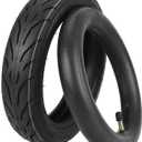 MIMIRACLE 10 x 2.125 Rubber Pneumatic Tire & Inner Tube Set Compatible with Segway Ninebot F Series Electric Scooters - Fits F20, F25, F30, F40