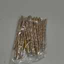 Boao 36 Pieces Icicles Ornament Set 5.12-7.8 Inch Twisted Acrylic Drop Icicle Christmas Tree Hanging Ornaments Decorations for Christmas Wedding Winter Holiday (Champagne)