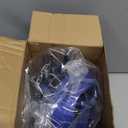 VioraWhite Toddler Ice Skates Adjustable Double Runner Ice Skates with Hook and Loop Fastener Straps Double Blade for Kids Toddler Girls Boys Children Training Shoes Beginner Junior (Blue)