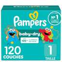Pampers Pampers Baby-Dry Diapers Size 1 120 Count, 120 Count