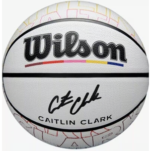 WILSON Caitlin Clark x WNBA Oasis Basketball - Multicolored/White, Size 7-29.5"