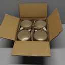 GBhome 12OZ Stackable Coffee Mugs, Ceramic Coffee Mugs with Texture Patterns for Man,Woman,Dad,Mom, Modern Coffee Mugs Set of 4 for Latte/Cappuccino/Cocoa. Dishwasher&Microwave Safe, Pale Khaki