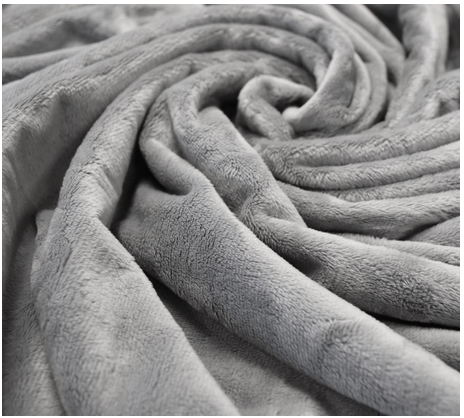 SoftHeat by Royal Heritage Home, Grey King Size Blanket, 100" x 90"