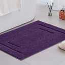 GRANNY SAYS Bathroom Rug Mat,36" x 24" Bath Mats for Bath Non-Slip, Super Soft and Water Absorbent, Microfiber Bath Rugs, Machine Wash Dry, Large Bath Rugs for Bathroom Floor, Purple