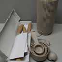 Knife Set, Wiztoynia 6-Piece Khaki Kitchen Knife Set for Home, Anti-Rust Non-stick Stainless Steel Sharp Chef Knife Sets with Universal Knife Block for Kitchen, Ergonomical Design (Khaki)