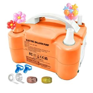Electric Balloon Pump,4-in-1 Portable Electric Air Balloon Blower Machine for All Balloons, Air Pump for Sports Balls, Inflator& Deflator for Inflatables