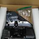 LABLT Tail Light Assembly Repalcement for 2021 2022 2023 F150 Driver Left Side Rear w/Blind Spot White Frame Taillights ML34-13B505-CA