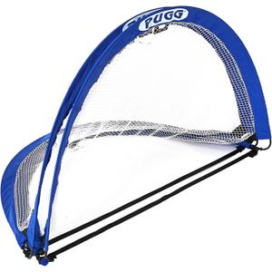 PUGG Pop Up Soccer Goal, Portable Training Football Knitted Poly Net Equipment, The Original Pickup Game Goal, Includes Two Goals & Bag