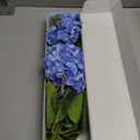 MARTINE MALL 3Pcs 21in Hydrangea Artificial Flowers, Latex Real Touch Hydrangeas Lifelike Large Hydrangea Flowers for Home Decor Party Arrangements Wedding Bouquets Centerpieces (Dark Blue)