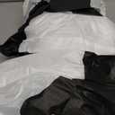 Inflatable Cow Costume Blow up Costume for Cosplay Party Festival Halloween Parade Carnival Suit Jumpsuit (Large (150cm-190cm), White)