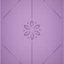 YOGATI® Yoga Mat with Strap with Alignment Lines. Home Workout Mat for Women, Men and Kids. Thick Non Slip Yoga Mat for Pilates and Fitness. Brown, Pink and Purple Yoga Mats