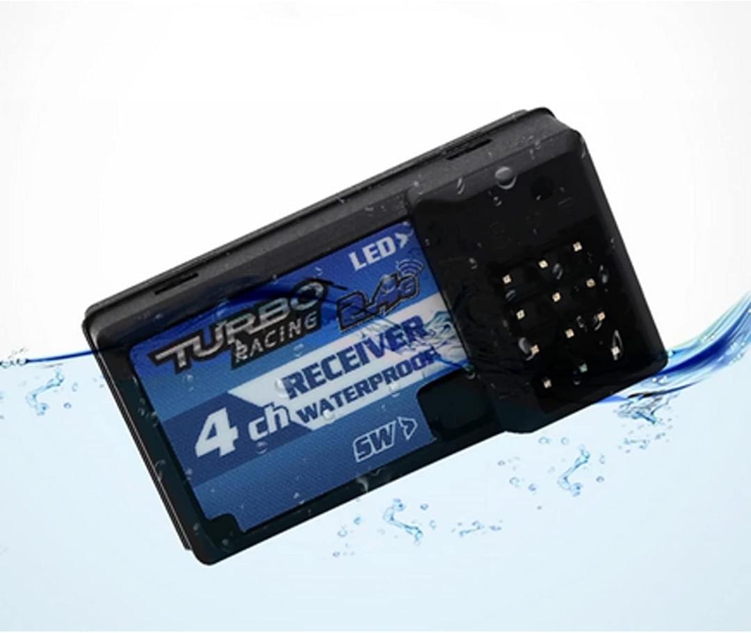 SHEAWA 4CH Receiver Independent Remote Control RX41 Receiver for Turbo Racing Transmitter VT System Parts & Accessories