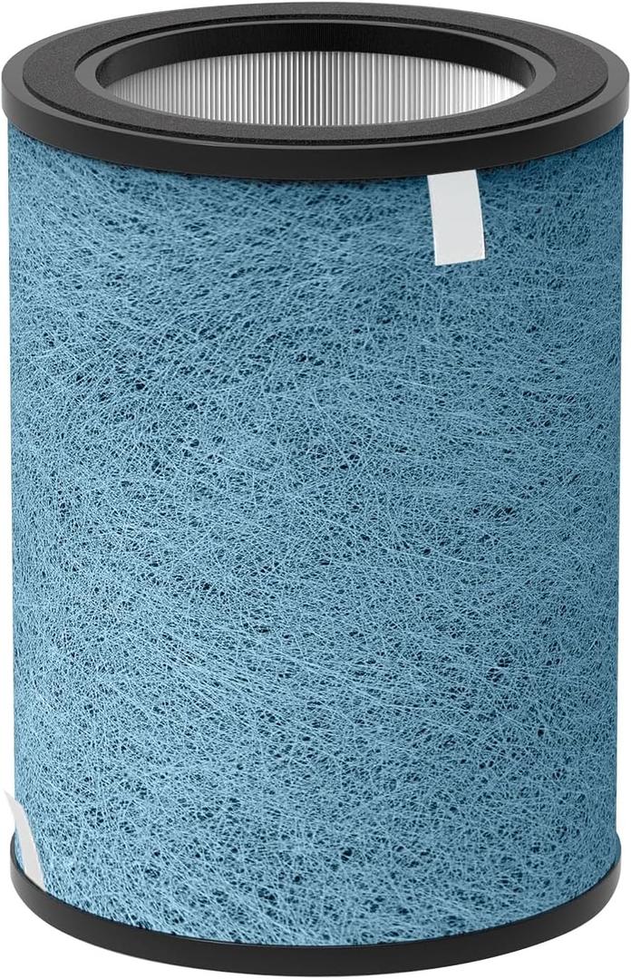 HP302 Replacement Filter, Compatible with Shark HP301 HP302,HP202,HP201,HP232, HC501,HC502 Air Purifier MAX, Part #HE2FKBAS,HE2FKBASMB,HE2FKPET, HE2FKPRO (HP302 Filter 1Pack)