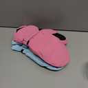 SATINIOR Kids Snow Mittens Waterproof Winter Ski Gloves Warm Thicken Snow Gloves for Girls Boys (8-12 Years, Pink,Sky Blue)