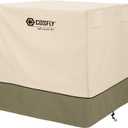 COSFLY Air Conditioner Cover for Outside Units-Durable AC Cover Square Fits up to 32 x 32 x 36 inches (Beige)