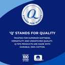Q-Tips Premium Cotton Rounds for Face, 100% Cotton, Soft Lint Free Makeup Remover Pads, Cleansing Face Pads for Toner, Nail Polish Remover, Skin Care and Beauty Use, 80 Count Per Pack, 6 Pack