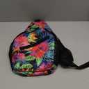 Tropical Hawaiian Flower Sling Bag Crossbody Travel Hiking Chest Backpack Shoulder Daypack for Men Women