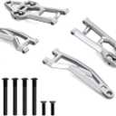Hosim Upgraded Metal Front Swing Arm Genuine Parts for Hosim 1/10 Scale X08 X07 X07W X15W RC Car FY-JSB01-S C12007 C12008 Replacement