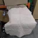 106×96" Light Brown Cotton Blanket