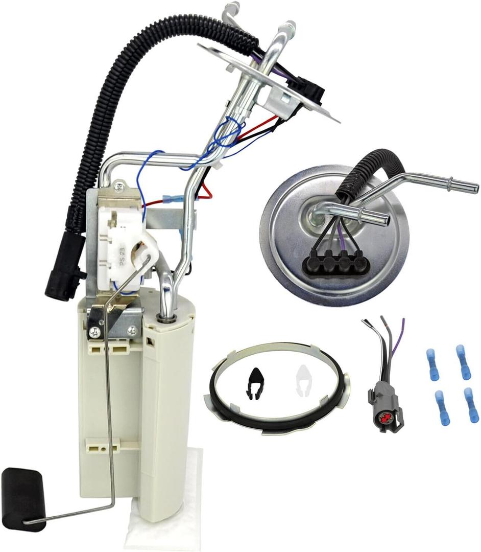 19 Gallon Rear Tank Fuel Pump Module Assembly for 1992-1996 Ford F-Super Duty 1997 F-150 F-250 1998 F-350 SP2009H F6TZ9A407EA with Sending Unit 5.8L 4.9L 7.5L