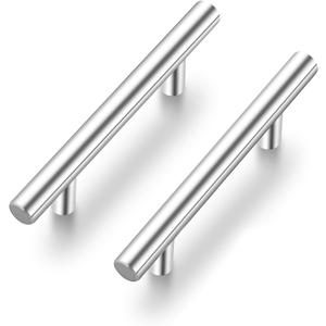 Ravinte 10 Pack 6 inch Cabinet Pulls Brushed Nickel Stainless Steel Kitchen Cupboard Handles Cabinet Handles, 3.75 inch Hole Center (6 Inch (3-3/4 Inch Hole Center))