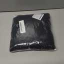 Winter Neck Warmer Fleece Lined Knitted Neck Warmer Soft Mask Face Warmer Neck for Women Men Teens Windproof Gift (Black)