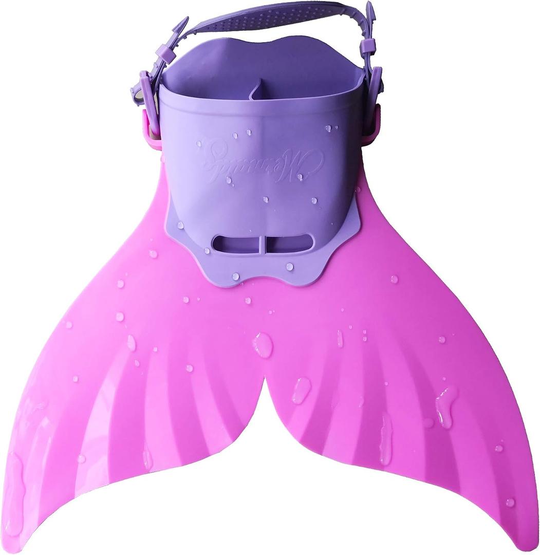 GALLDEALS Mermaid Monofin, Swim Fin for Kids, Girls, Boys, Mermaid Fin for Training Swimming