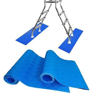 Swimming Pool Ladder Mat,Swimming Pool Step Mat with Non-Slip Texture - Blue Protective Pools Step Pad, Pool Accessories for Above Ground Stairs (36 X 8 inch-2pcs) Swimming Pool Ladder Mat,Swimming Pool Step Mat with Non-Slip Texture - Blue Protective Pools Step Pad, Pool Accessories for Above Ground Stairs (36 X 8 inch-2pcs)