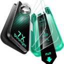 ESR 3 Pack 9H+ Glass for iPhone 16 Pro Max Screen Protector, [Military Grade Shatterproof & Longest Durable] Armorite Ultra-Tough Tempered Glass with UltraFit Tray