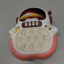 Blackma Fast Push Light Up Fidget Toys for Kids, Handheld Puzzle Game Sensory Toys, Christmas Toys Gifts for 3-12 Year Old Boys Girls (Pink-Astronaut)