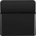 Black Strong Magnetic Marker Holder/Dry Erase Pen Holder - Storage for Dry Erase Marker, Eraser, Bottle Opener, Remote Controls, Notes - Ideal for Magnetic Board, Fridge Door, and Locker