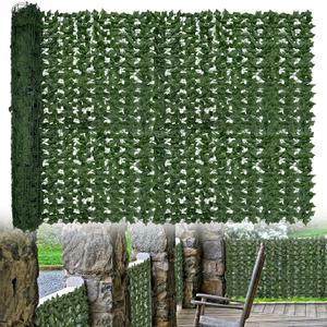 Artificial Ivy Plants Privacy Fence Screen: 72" x 240" (120 Sqft)