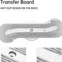Mobility Transfer Board with Sliding Disk, FSA Eligible, Patient Transfer System for Wheelchair Users, No-Lift Design