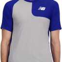 New Balance Men's Ss Asym Baseball Top Left (Large, Team Royal)