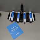 Enhanced Pool Vacuum Head with Direction-Control Swivel Handle Pool Brush Head with Wheels for Vinyl Liner Professional Weighted Pool Vac Cleaner for Inground & Above Ground Pool - Blue