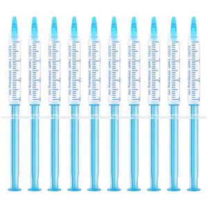 EZGO 10 Pack Teeth Whitening Gel Refills 22% Bleaching Gel, No Sensitive Teeth Whitener, Great for Sensitive Tooth Whitening, Carbamide Peroxide Teeth Whitening Gel, Mint Flavor (10X 3ML)