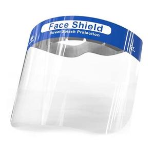 DCOPRO Protective Face Shield/All-round Protection/Protects Face from Droplets and Saliva/Clear Wide Visor/Transparent Shield for Home & Work/Elastic Strap/Reusable/FS-1