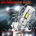 2 x RIDENOW Fog Light Bulbs: 6500K 24000LM Cool White 700% Brighter, Plug and Play IP68 Waterproof Light Bulbs for Vehicles 2 Pack