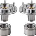 2 x Front Wheel Hub Bearing Assembly Compatible with 1995-2004 Tacoma, 2.4L 2.7L 3.4L (4WD ONLY), Replace 43521-35010 43502-35160