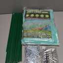 Garden Mesh Netting Kit for Raised Beds, 10x30FT Green Garden Netting 6 Sets Fiberglass Garden Hoops, Row Cover Garden Netting Pest Barrier Plant Protection for Vegetable Flowers Fruits