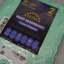 2 Pack 36 x 54 Extra Heavy Absorbency Washable Underpads, Waterproof Nursing Pads Incontinence Bed Pads, Reusable Washable Pee Pads for Dogs, Diaper Changing & Adults, Mattress Protector