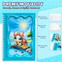 A5 3D Glossy Cover Spiral Notebook  Cute Hardcover Notebook with 160 Pages/80 Sheets  Kids School Notebook  Gift Notebook for Girls & Boys  Lakeside Turtle