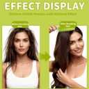 Curl Brush,Curl Defining Brush,Curly Hair Brush,for Shaping Curls, Waves & Coils, Reduces Frizz and Pulling, Ideal for All Hairstyles (Green)