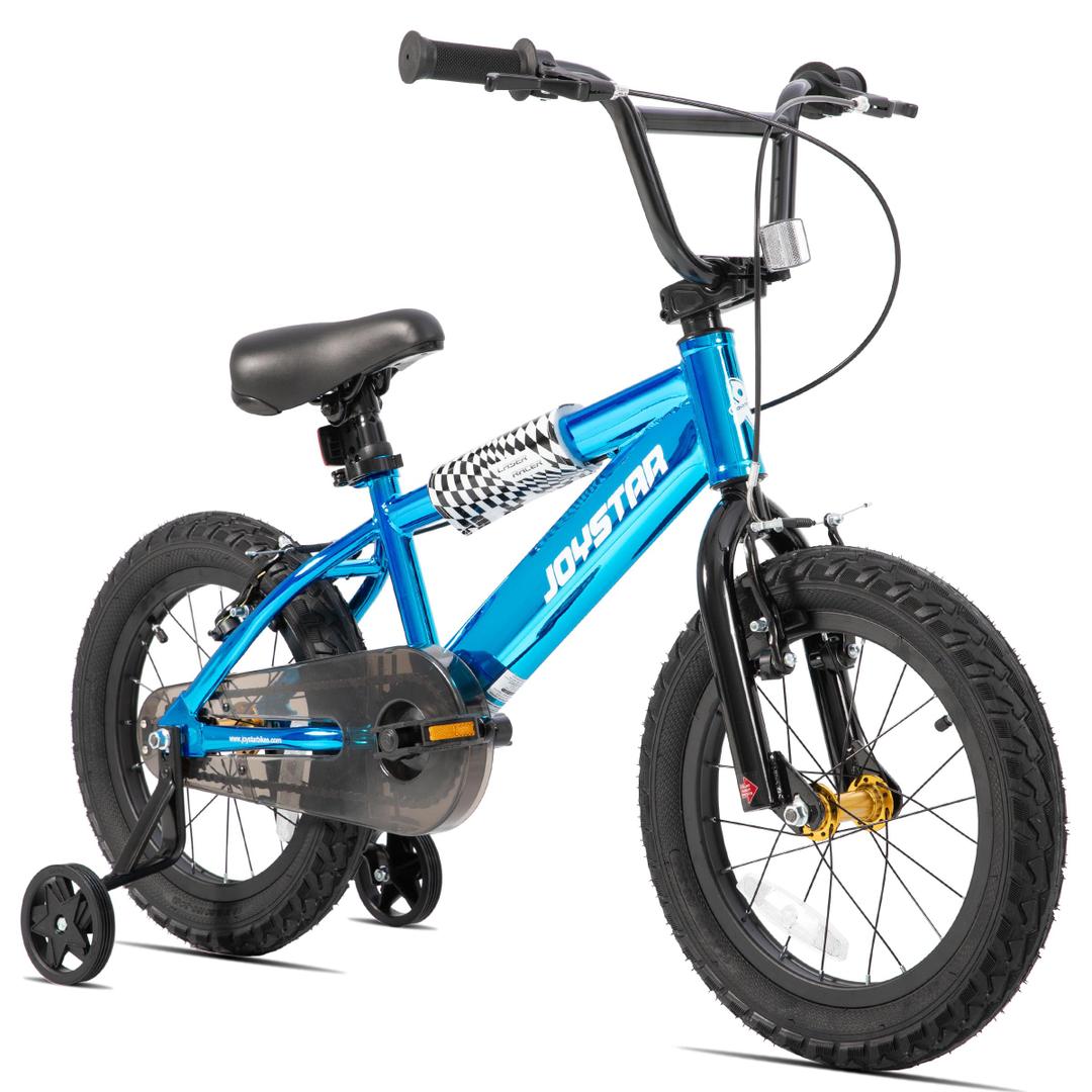JOYSTAR 20 Inch Kids Bike for 6-9 Years Girls Boys High-Carbon Steel Frame Youth Bicycle BMX Style Children Bicycles with Kickstand Blue