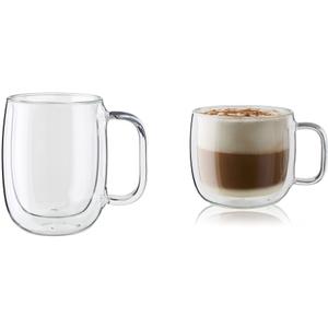ZWILLING J.A. Henckels Coffee Mug 2 Piece Set J.A. Henckels Cappuccino Glass Mug Set