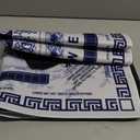 Mahjong Neoprene Mat with Rules for Table - 31.5x31.5 Inch American Mahjong Mat with Anti-Slip Noise Reduction, Carrying Bag for Mahjong, Poker, Board Games, Dominoes