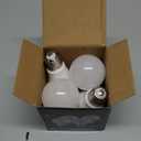 GEPLAD 4-Pack Upgrade Motion Sensor LED Light Bulbs 12W (100W Equivalent), A19 E26 Dusk to Dawn Bulb, Outdoor & Indoor, 5000K Daylight, 1200LM,Glass-Penetrating Sensor, Upward/Downward Mounting