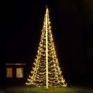 Flagpole LED Christmas Tree - Outdoor Christmas Decorations - Warm White - 2,000 LED Tree - 20ft 