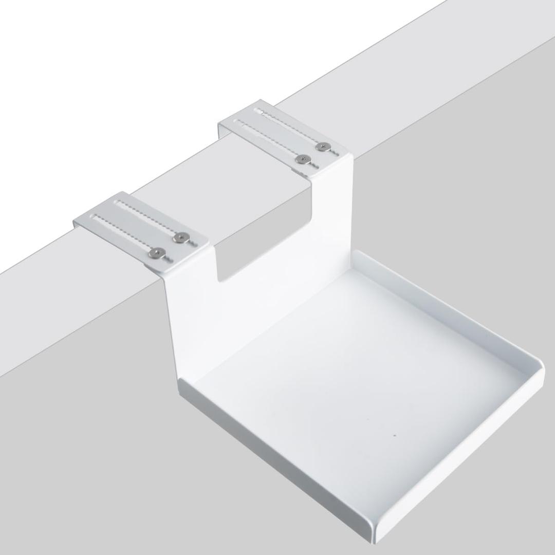 Small Office Cubicle Shelf Hanging Storage Organizer Adjustable Hooks Cubicle Wall Corner Shelves Accessories for Work Decor